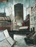 William Turner - Barge and Canal, Castlefields
