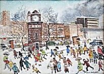 Edith LeBreton - Altrincham in the Snow