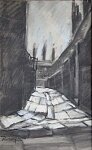 Harold Riley - Alleyway Salford