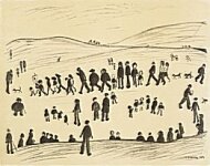 L.S. Lowry - Sunday Afternoon