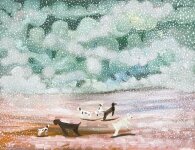 Ben Kelly - Dogs Playing, Abersoch
