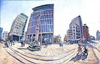 Stephen Campbell - St Peters Square Facing The Other Way