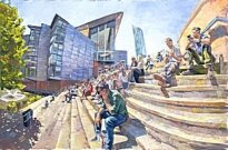 Stephen Campbell - On the Steps, Bridgewater Hall, Manchester