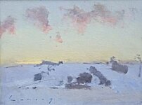 Fred Cuming - Garden under Snow
