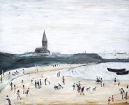 L.S. Lowry RA - Newbiggin-by-the Sea