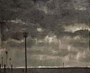 Theodore Major - Dark Sky and Telegraph Poles