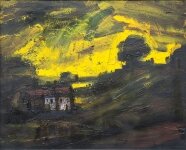 Theodore Major - Landscape with a Yellow Sky