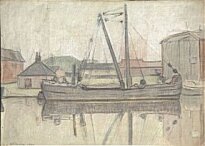 L.S. Lowry - On The Canal Clifton
