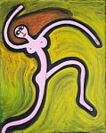 Theodore Major - Pink Dancing Nude