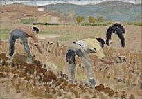 Adolphe Valette - Workers in a Vineyard