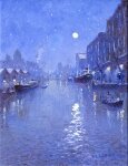 Reg Gardner - Moon and Stars Over Docks