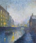 Reg Gardner - Royal Mills, Red St at Rochdale Canal