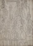 L.S. Lowry - Men at a Meeting