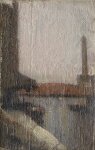 Adolphe Valette - Barton Bridge and Ship Canal