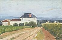Adolphe Valette - Chateau Blue, Blace