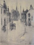 Harold Riley - Man Pushing Cart