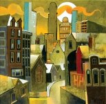 Geoffrey Key - City Scape IIII