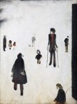 L.S. Lowry RA - Figures in a Park