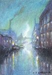 Reg Gardner - Canal at Night