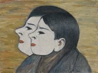 L.S. Lowry RA - Two Heads