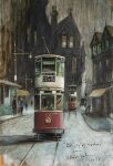 Arthur Delaney - Study of Manchester Tram