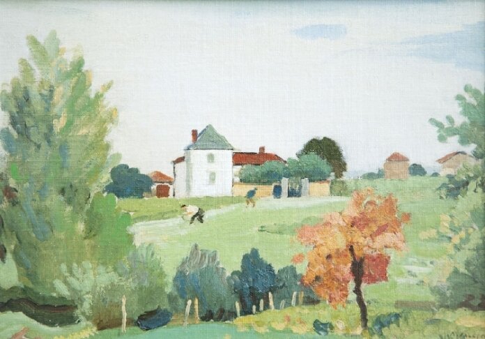 Adolphe Valette - Chateau Bleu, La Combe, Blace