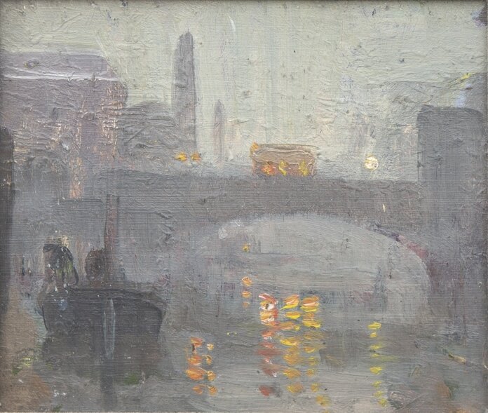 Adolphe Valette - Manchester (Irwell) Scene