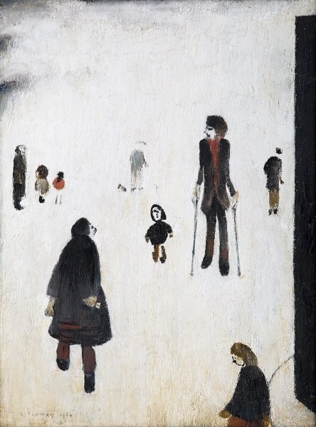 L.S. Lowry - Figures in a Park