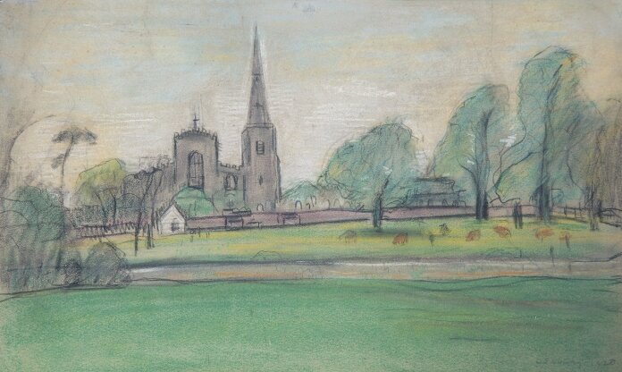 L.S. Lowry - Country Church