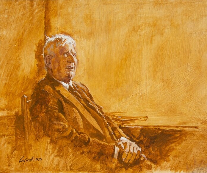 Brian Bysouth - Portrait of L.S. Lowry