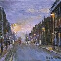 Reg Gardner - Autumn Dawn on Deansgate