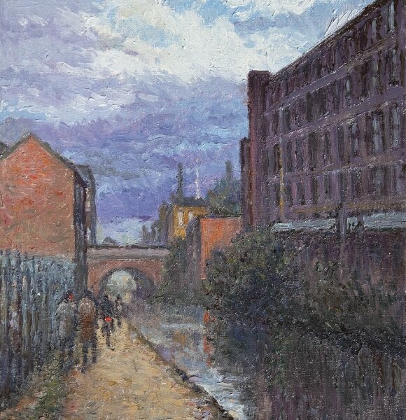 Reg Gardner - Late Sunlight - Ashton Canal