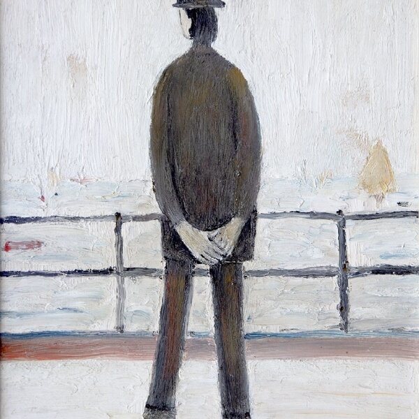 L.S. Lowry - Man Looking Out to Sea