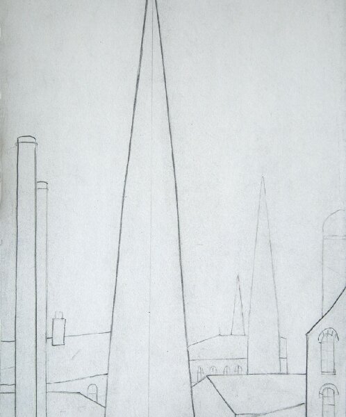 L.S. Lowry - Church Spire