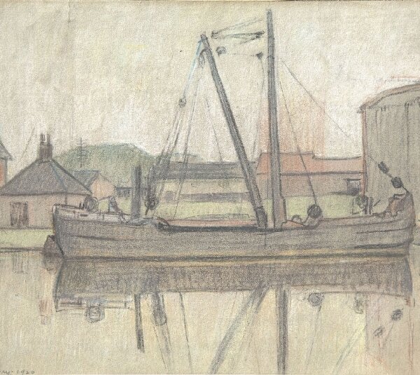 L.S. Lowry - On The Canal Clifton
