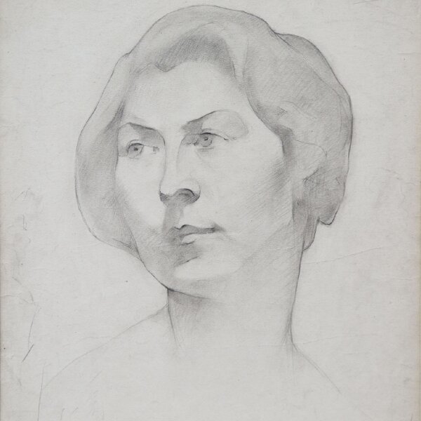 L.S. Lowry - Portrait of a Woman