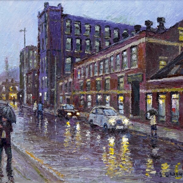 Reg Gardner - Brunswick Mill, Bradford Road, Ancoats, Autumn Storm
