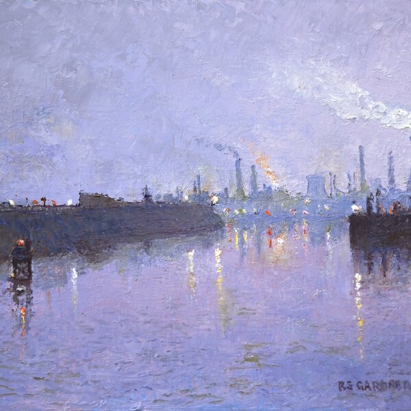 Reg Gardner - Stanlow in the Mist