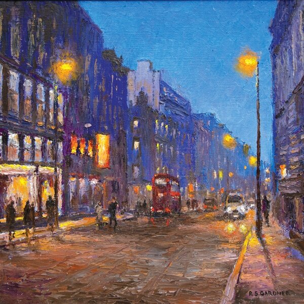 Reg Gardner - Cross St , Summer Evening