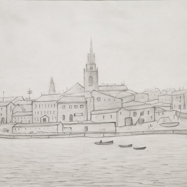 L.S. Lowry - Berwick-upon-Tweed Harbour
