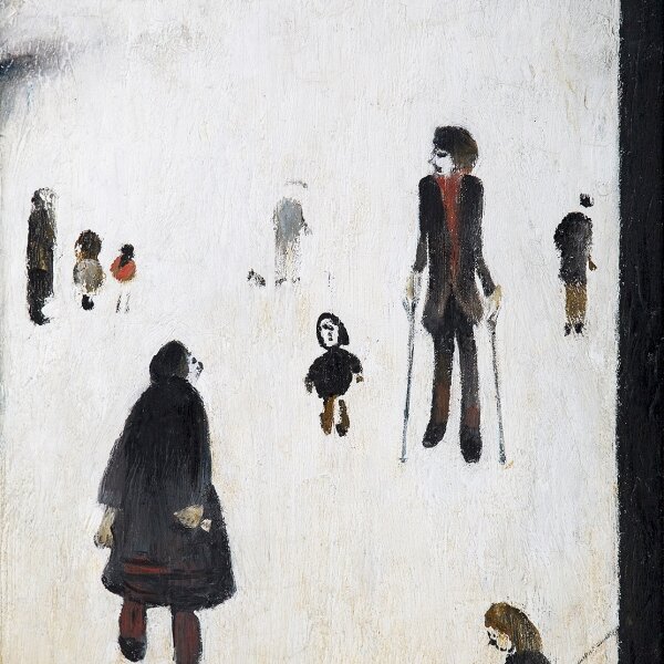 L.S. Lowry - Figures in a Park