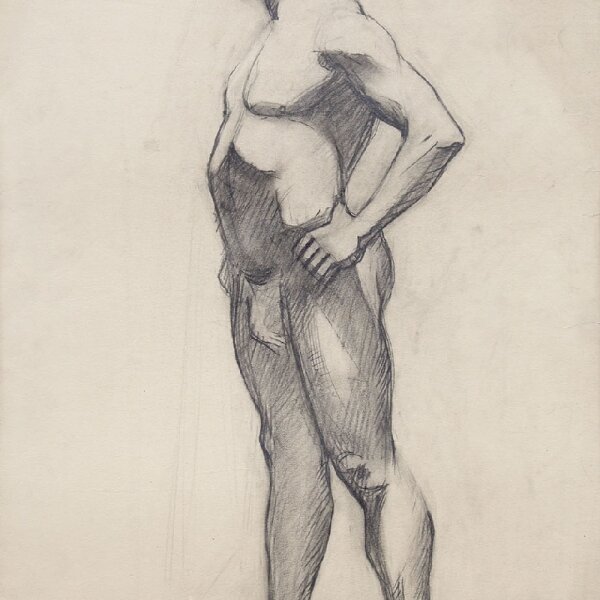 L.S. Lowry - Life Drawing of a Man
