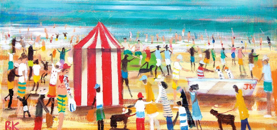 A Summer Afternoon By The Sea 16 X 20